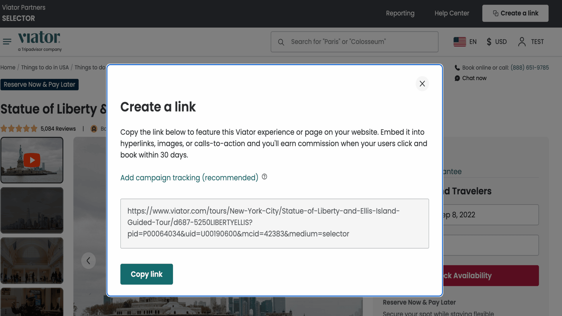 selector link generator